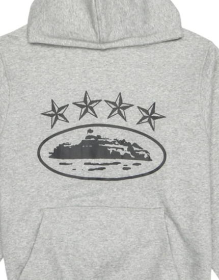 Pull Corteiz 4starz Alcatraz Gris