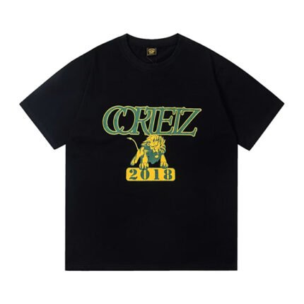 T Shirt Noir Avec León De Corteiz