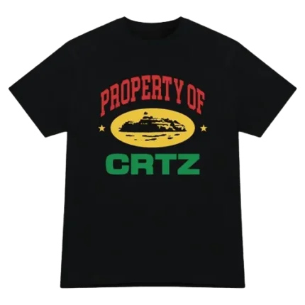 T Shirt Noir Property of Crtz