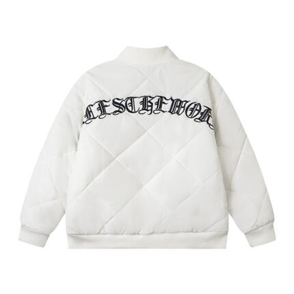 Veste Bomber Blanc Matelassé